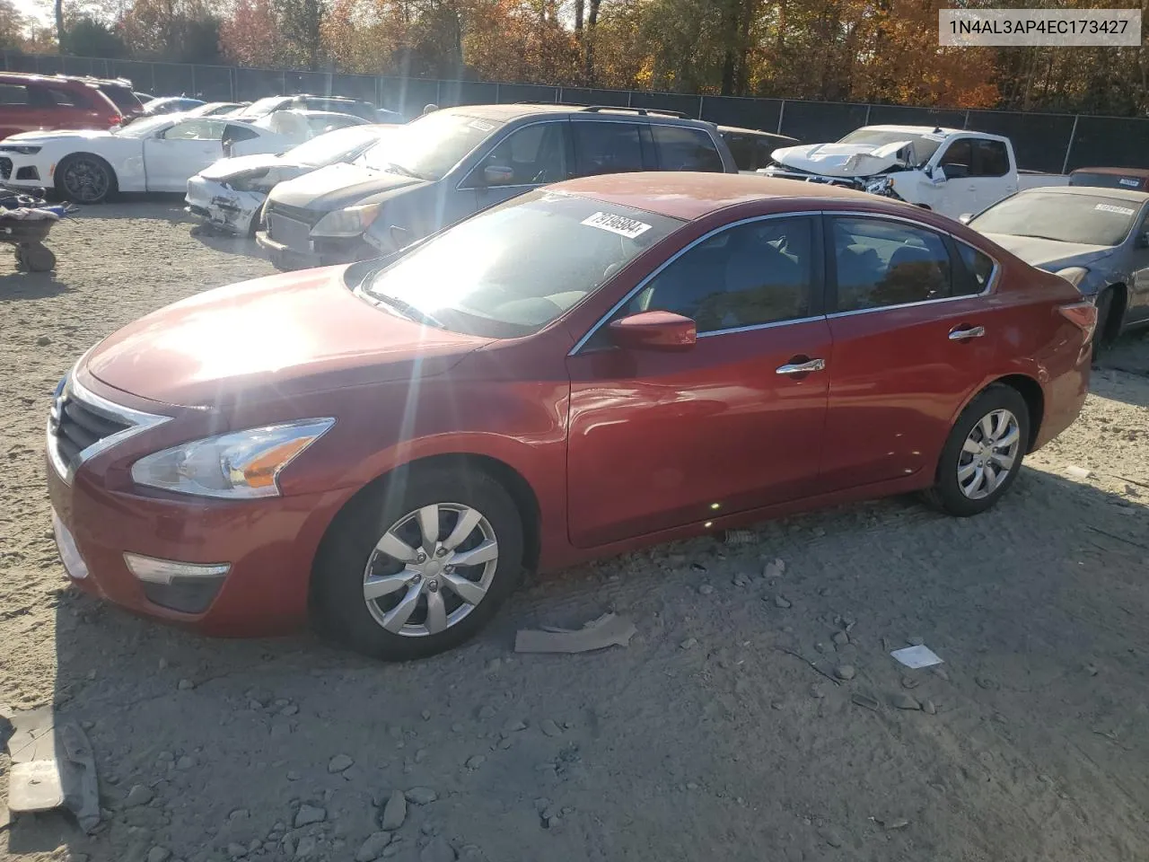 2014 Nissan Altima 2.5 VIN: 1N4AL3AP4EC173427 Lot: 79196984