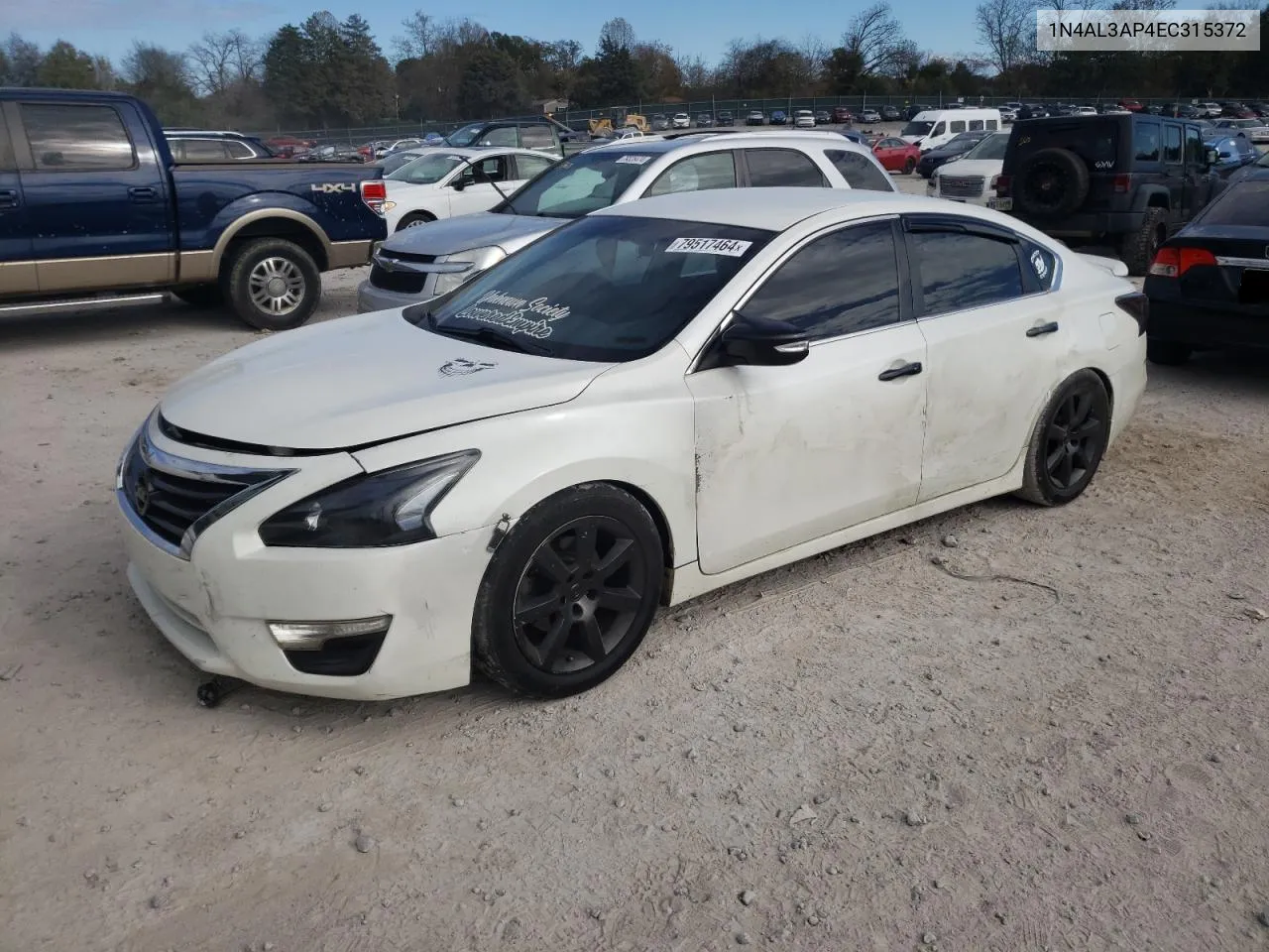 2014 Nissan Altima 2.5 VIN: 1N4AL3AP4EC315372 Lot: 79517464