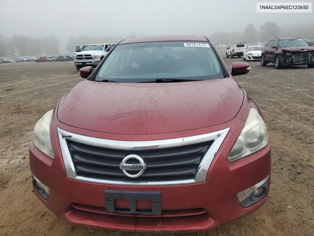 2014 Nissan Altima 2.5 VIN: 1N4AL3AP6EC120650 Lot: 80761414