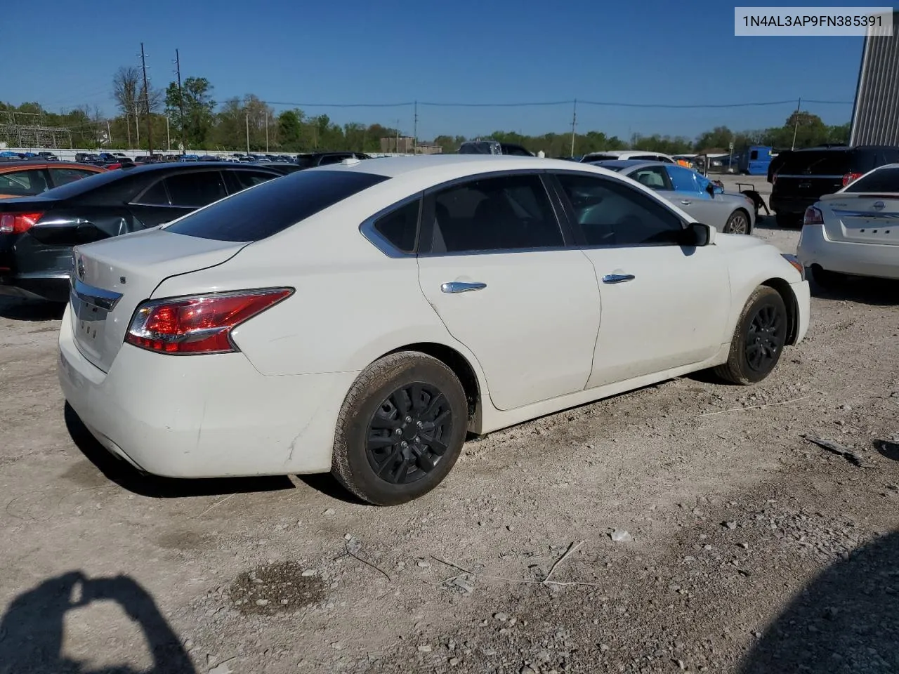 2015 Nissan Altima 2.5 VIN: 1N4AL3AP9FN385391 Lot: 51036054