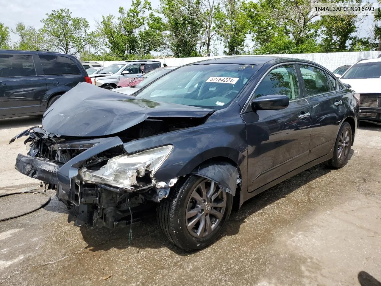 2015 Nissan Altima 2.5 VIN: 1N4AL3AP0FN916493 Lot: 52764224