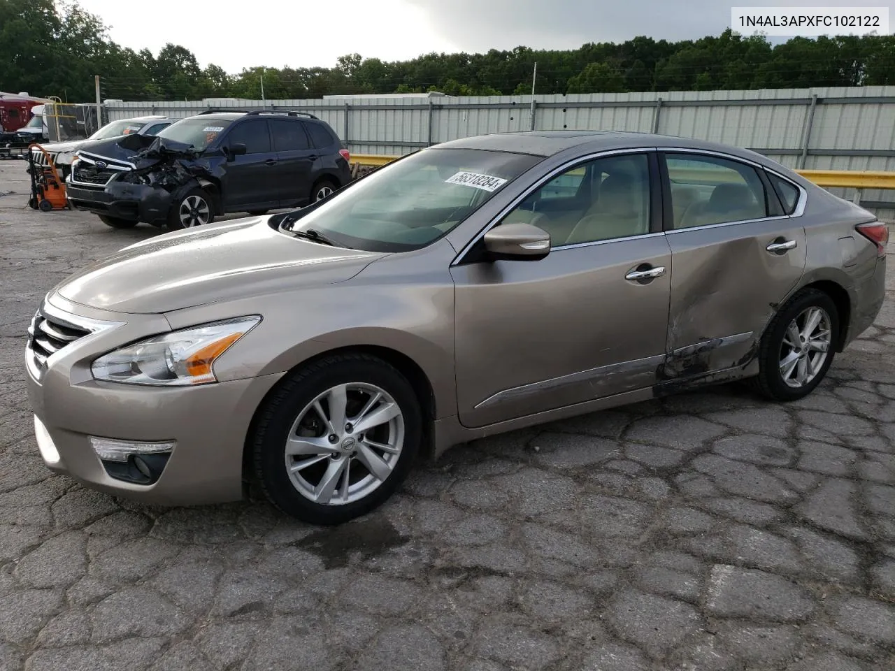 2015 Nissan Altima 2.5 VIN: 1N4AL3APXFC102122 Lot: 56318284