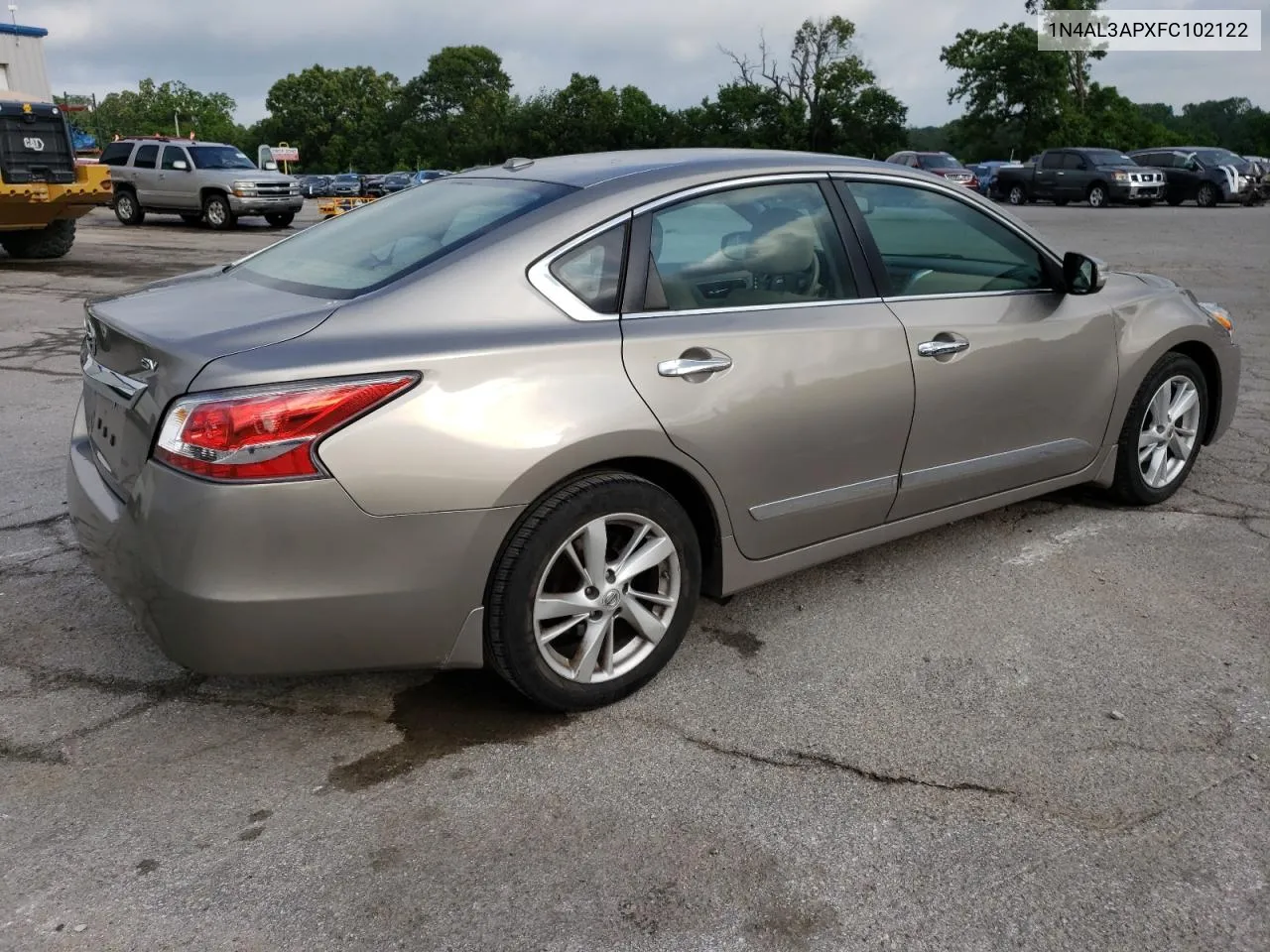 2015 Nissan Altima 2.5 VIN: 1N4AL3APXFC102122 Lot: 56318284