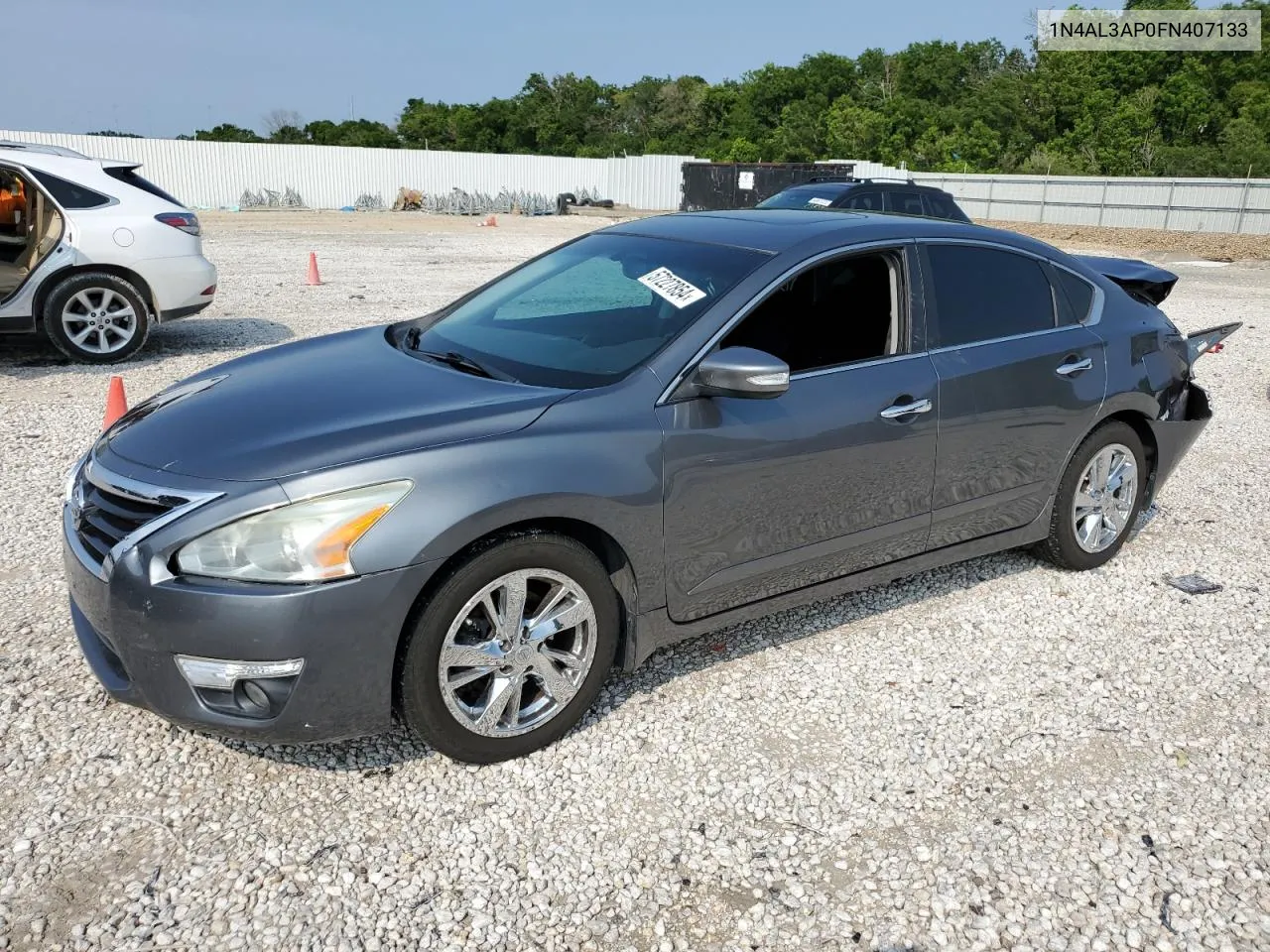 2015 Nissan Altima 2.5 VIN: 1N4AL3AP0FN407133 Lot: 57227854