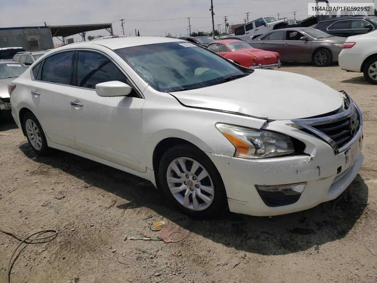 2015 Nissan Altima 2.5 VIN: 1N4AL3AP1FC592952 Lot: 58428844