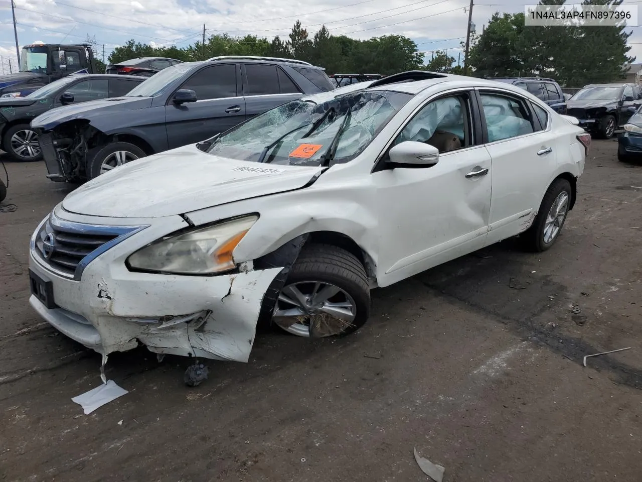 2015 Nissan Altima 2.5 VIN: 1N4AL3AP4FN897396 Lot: 60447474