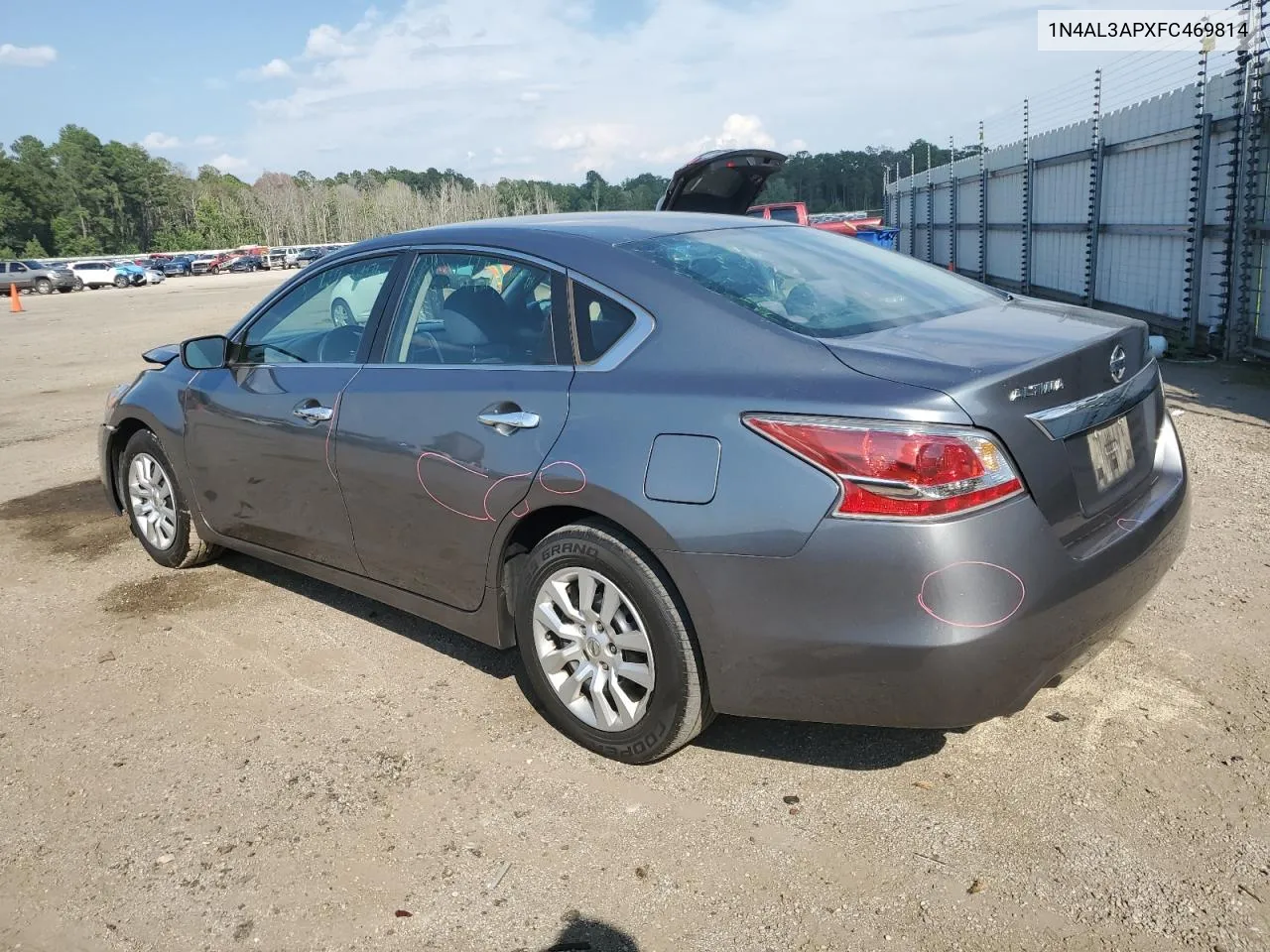 2015 Nissan Altima 2.5 VIN: 1N4AL3APXFC469814 Lot: 60508154