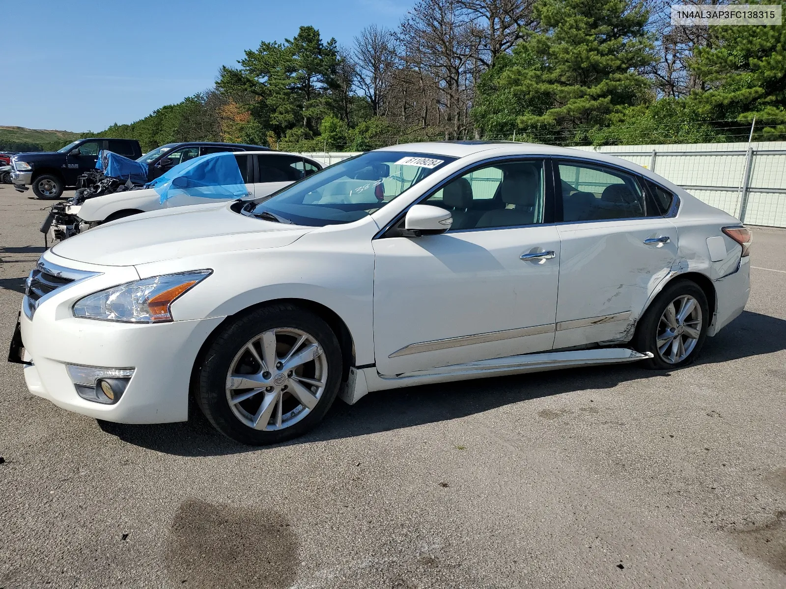 2015 Nissan Altima 2.5 VIN: 1N4AL3AP3FC138315 Lot: 61109284