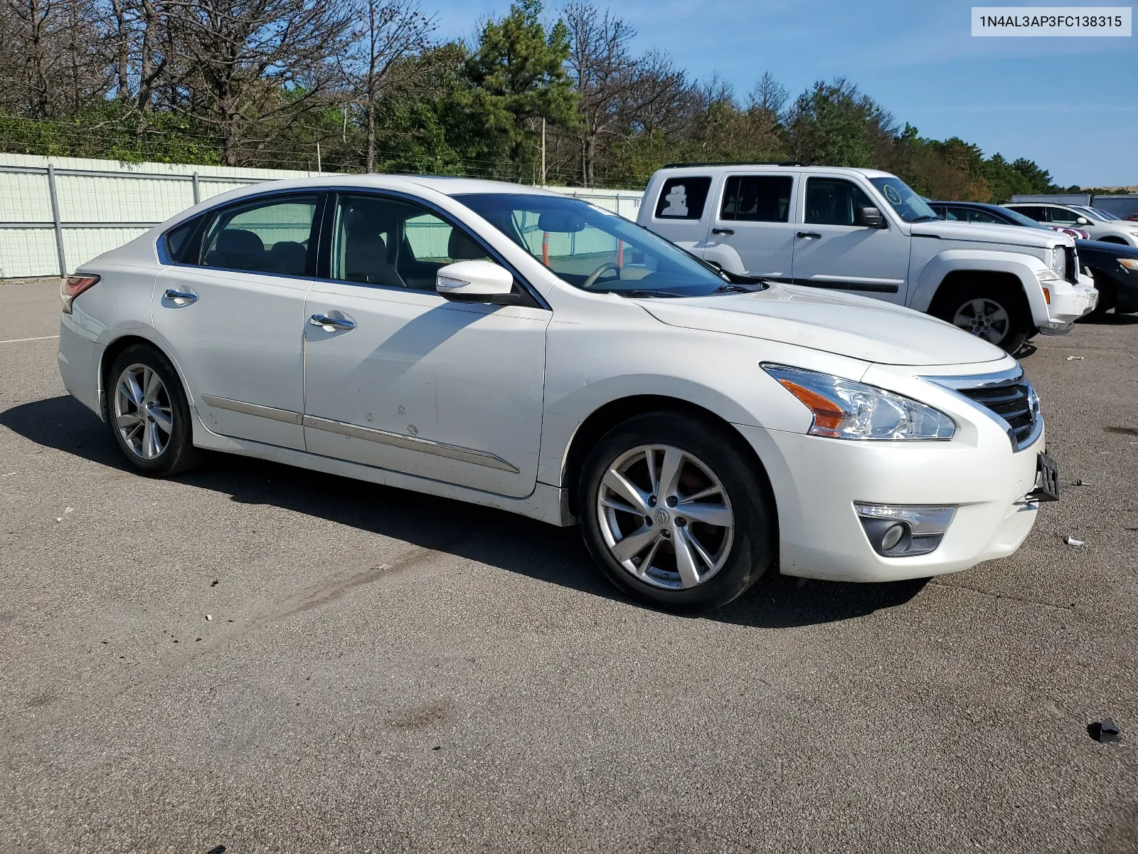 2015 Nissan Altima 2.5 VIN: 1N4AL3AP3FC138315 Lot: 61109284