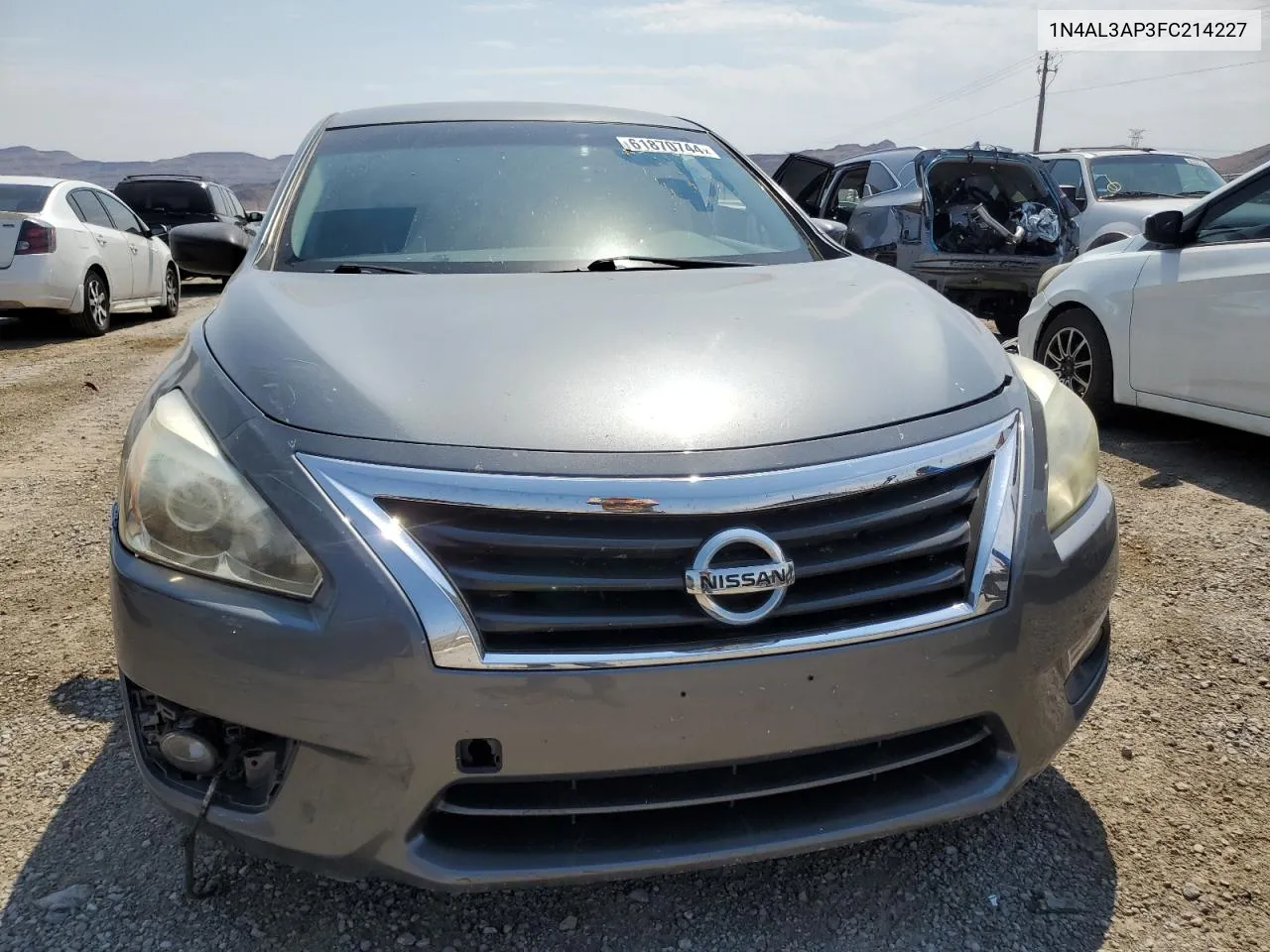 2015 Nissan Altima 2.5 VIN: 1N4AL3AP3FC214227 Lot: 61870744