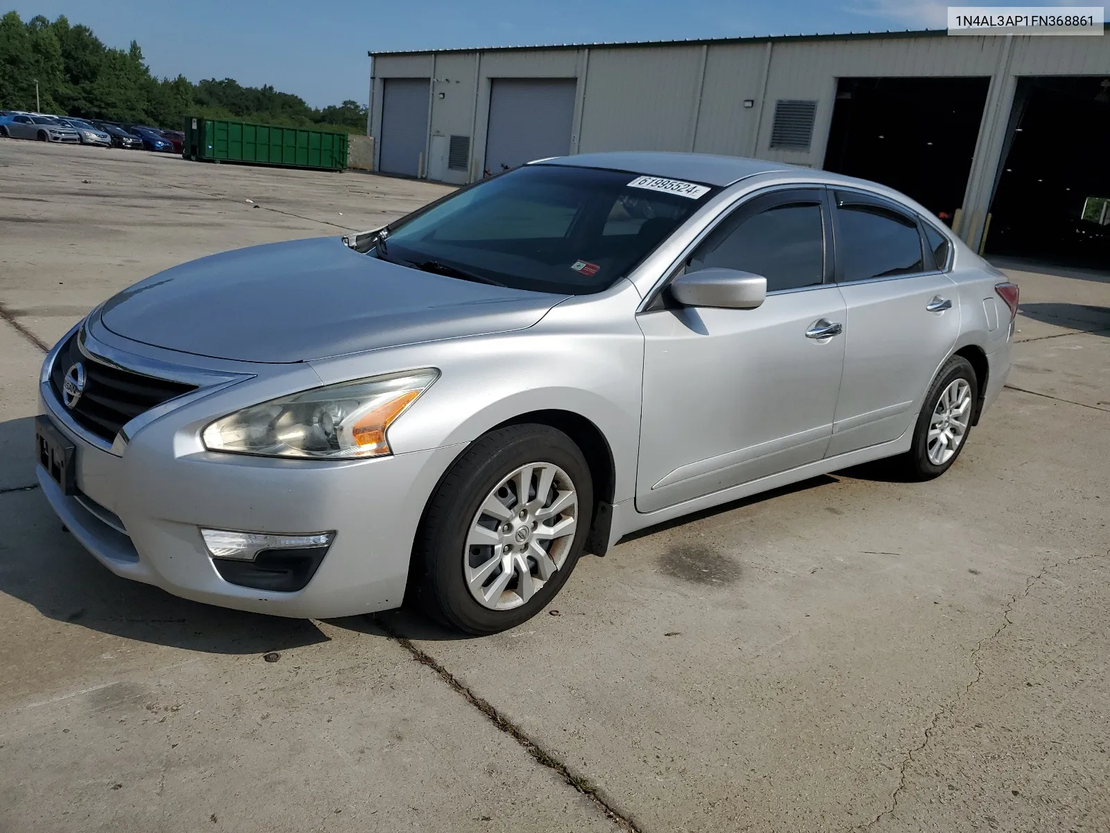 2015 Nissan Altima 2.5 VIN: 1N4AL3AP1FN368861 Lot: 61995524