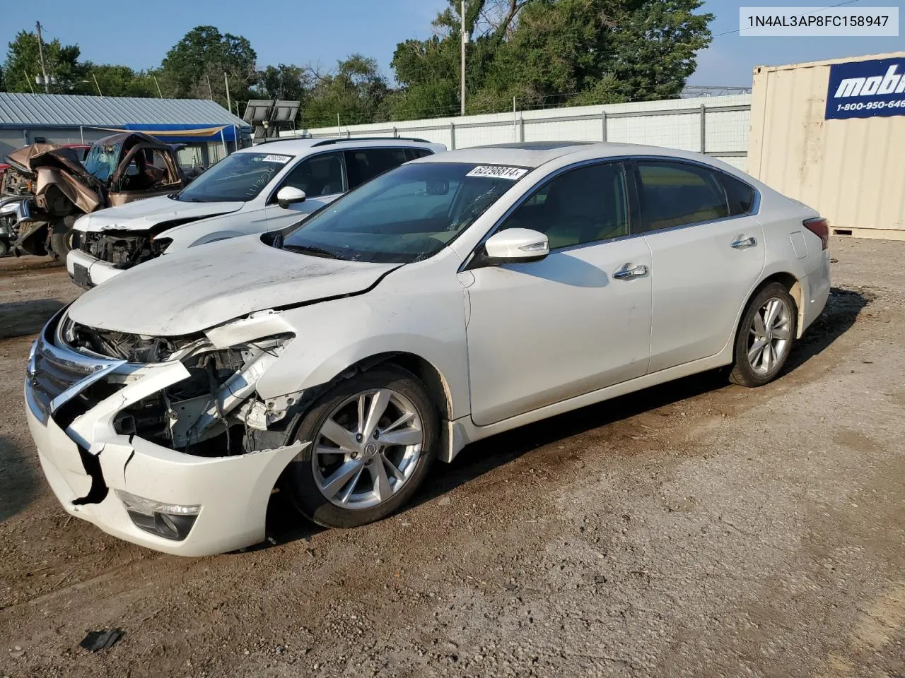 2015 Nissan Altima 2.5 VIN: 1N4AL3AP8FC158947 Lot: 62298814