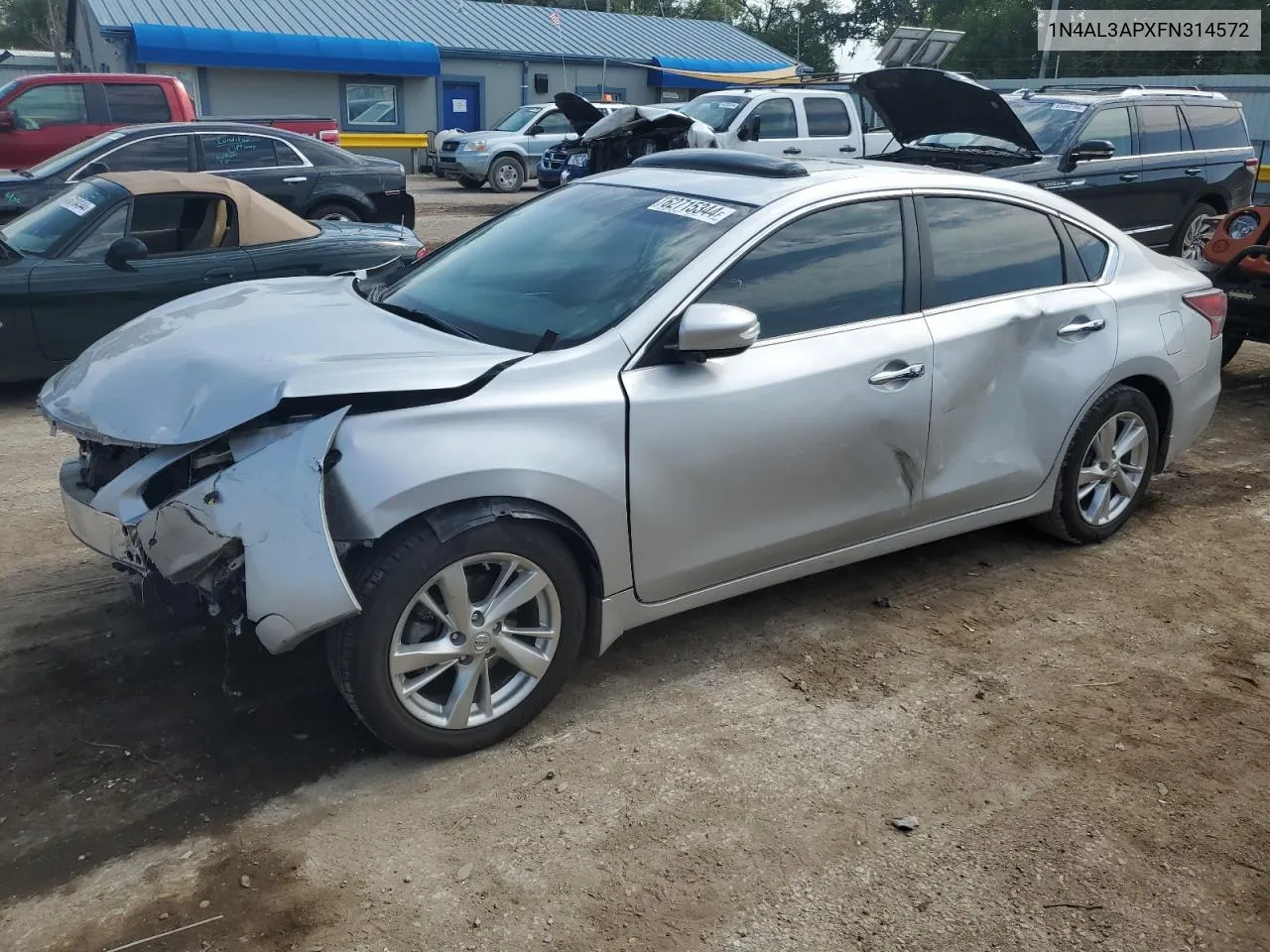 1N4AL3APXFN314572 2015 Nissan Altima 2.5