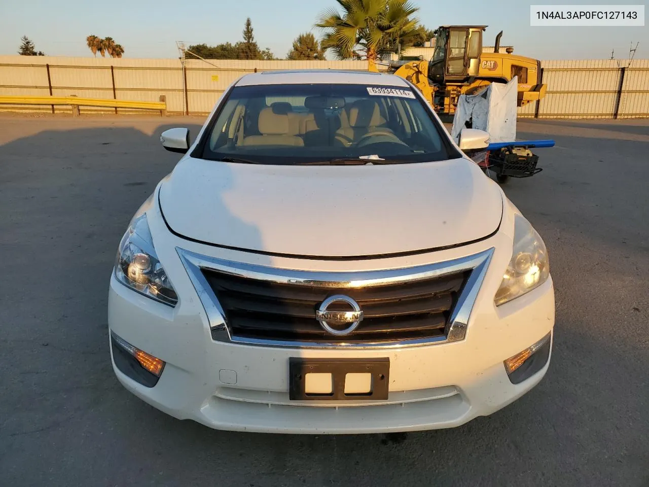 2015 Nissan Altima 2.5 VIN: 1N4AL3AP0FC127143 Lot: 63934114