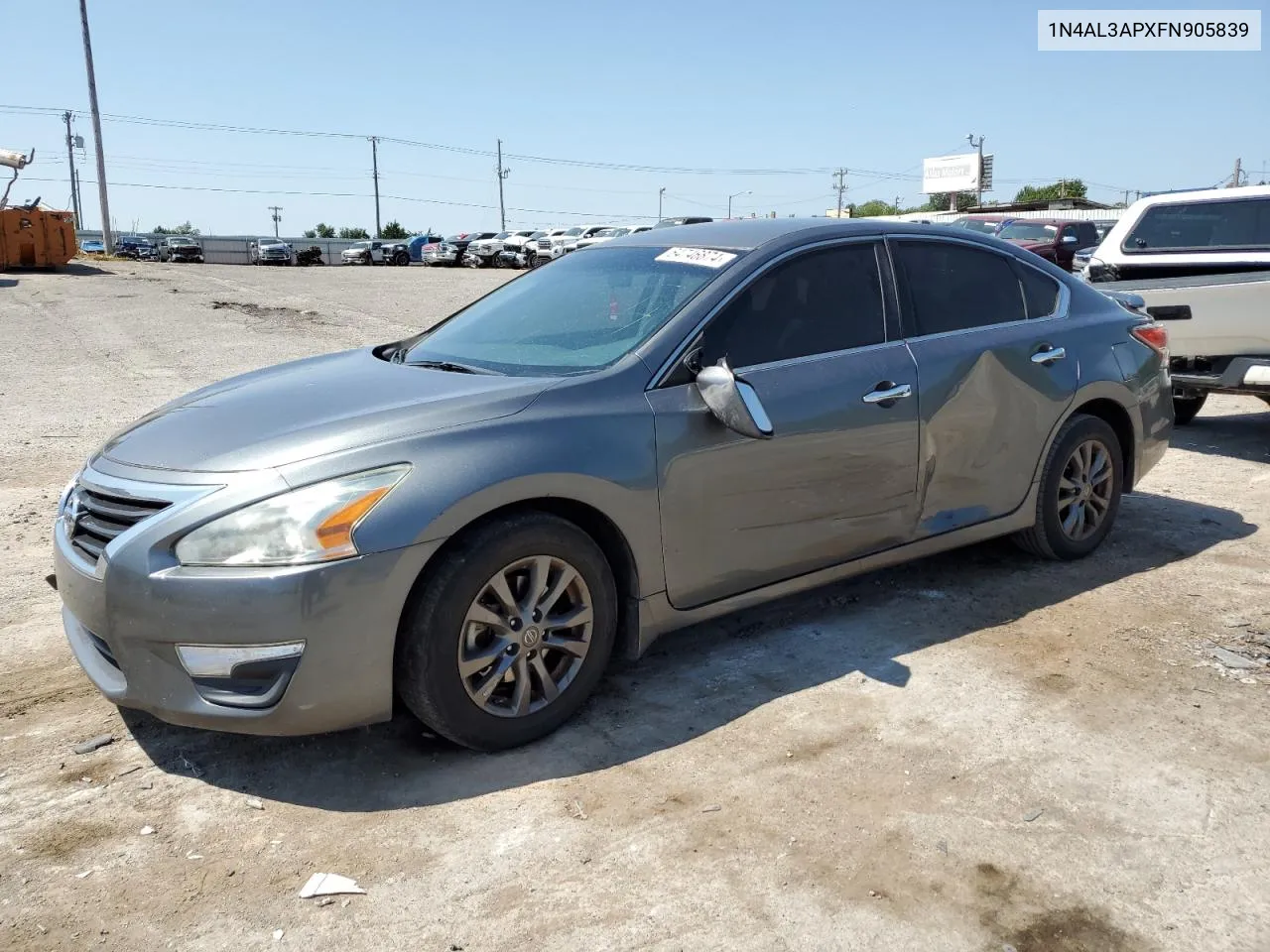 2015 Nissan Altima 2.5 VIN: 1N4AL3APXFN905839 Lot: 64746874