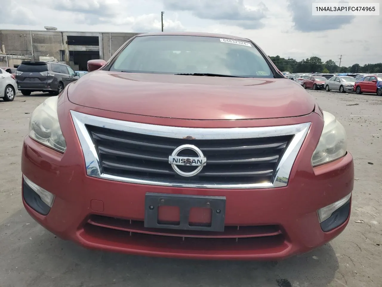 2015 Nissan Altima 2.5 VIN: 1N4AL3AP1FC474965 Lot: 64832324