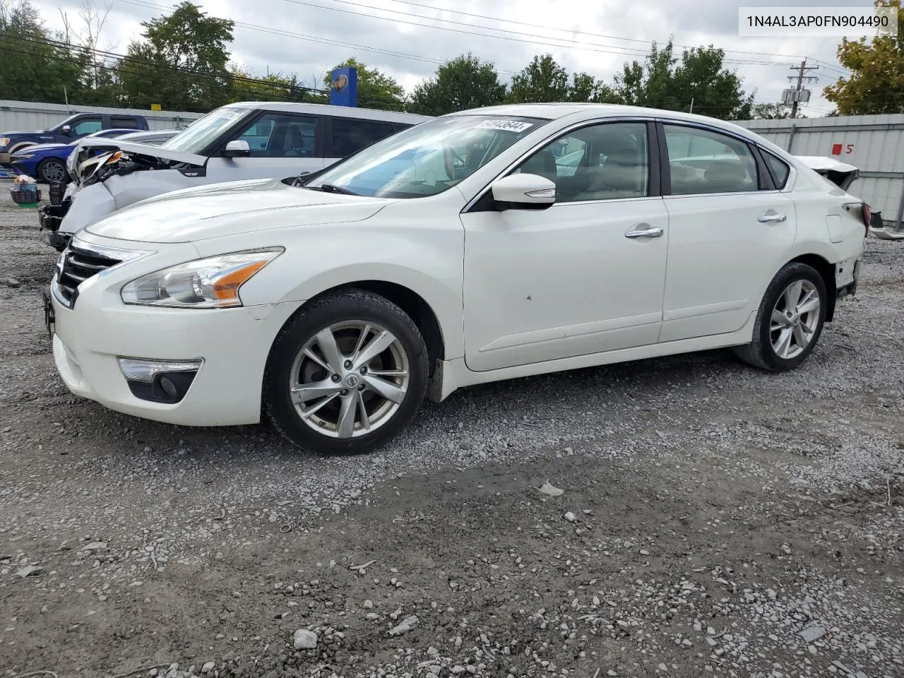 2015 Nissan Altima 2.5 VIN: 1N4AL3AP0FN904490 Lot: 64943644