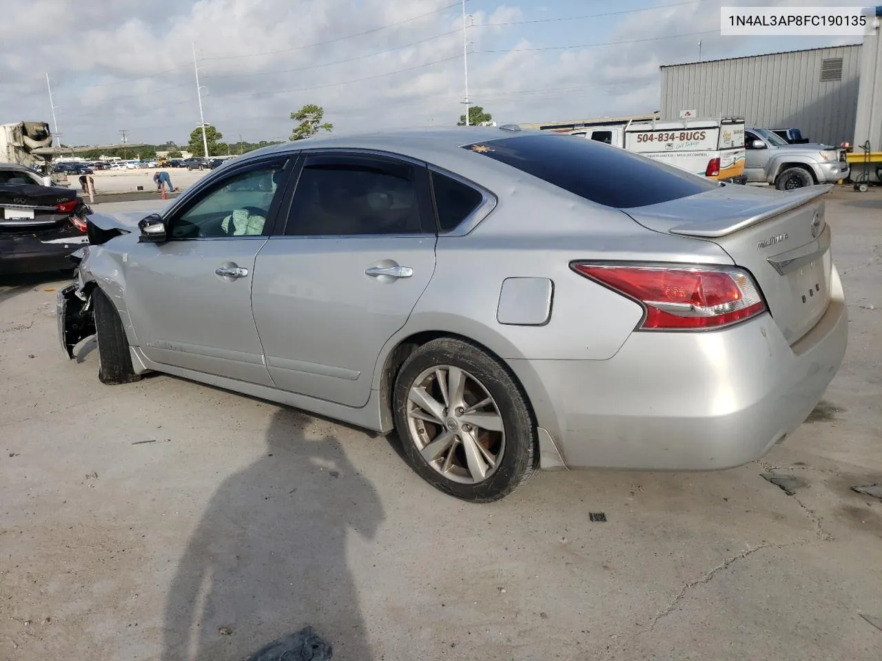 2015 Nissan Altima 2.5 VIN: 1N4AL3AP8FC190135 Lot: 65095394