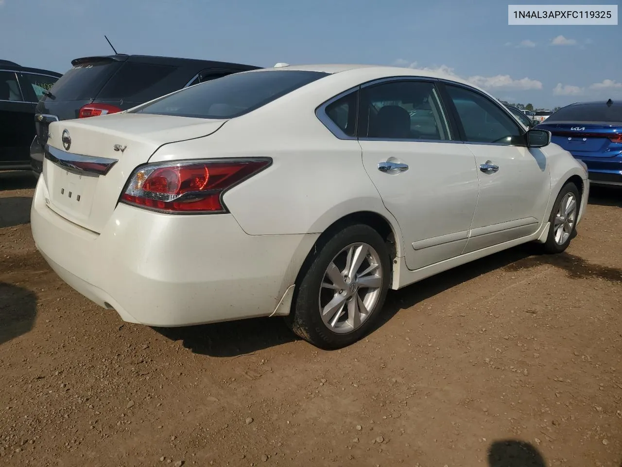 2015 Nissan Altima 2.5 VIN: 1N4AL3APXFC119325 Lot: 65185704