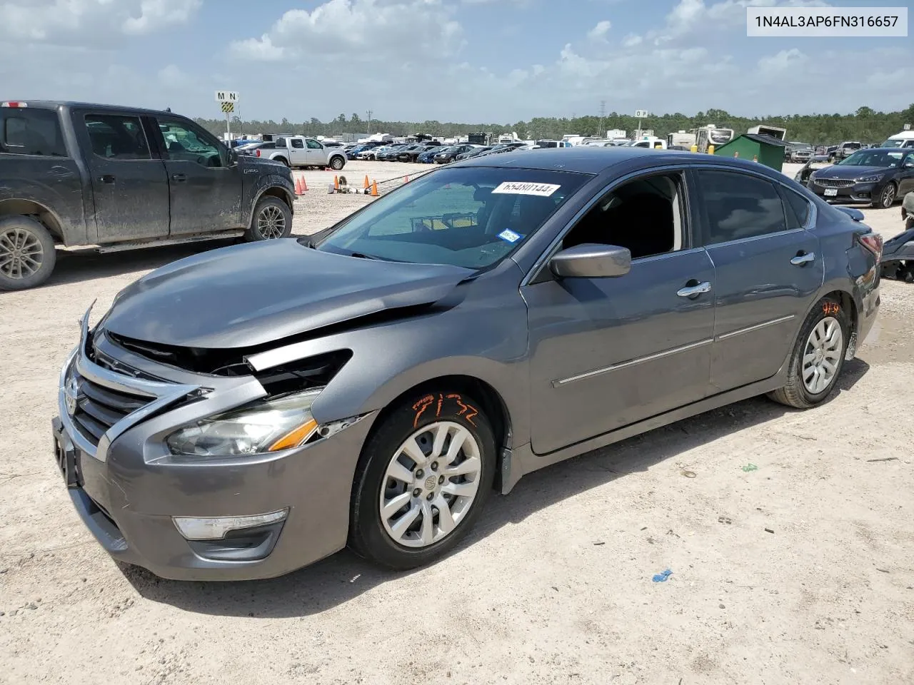 2015 Nissan Altima 2.5 VIN: 1N4AL3AP6FN316657 Lot: 65480144