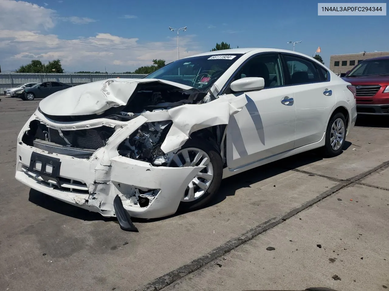 2015 Nissan Altima 2.5 VIN: 1N4AL3AP0FC294344 Lot: 66111934