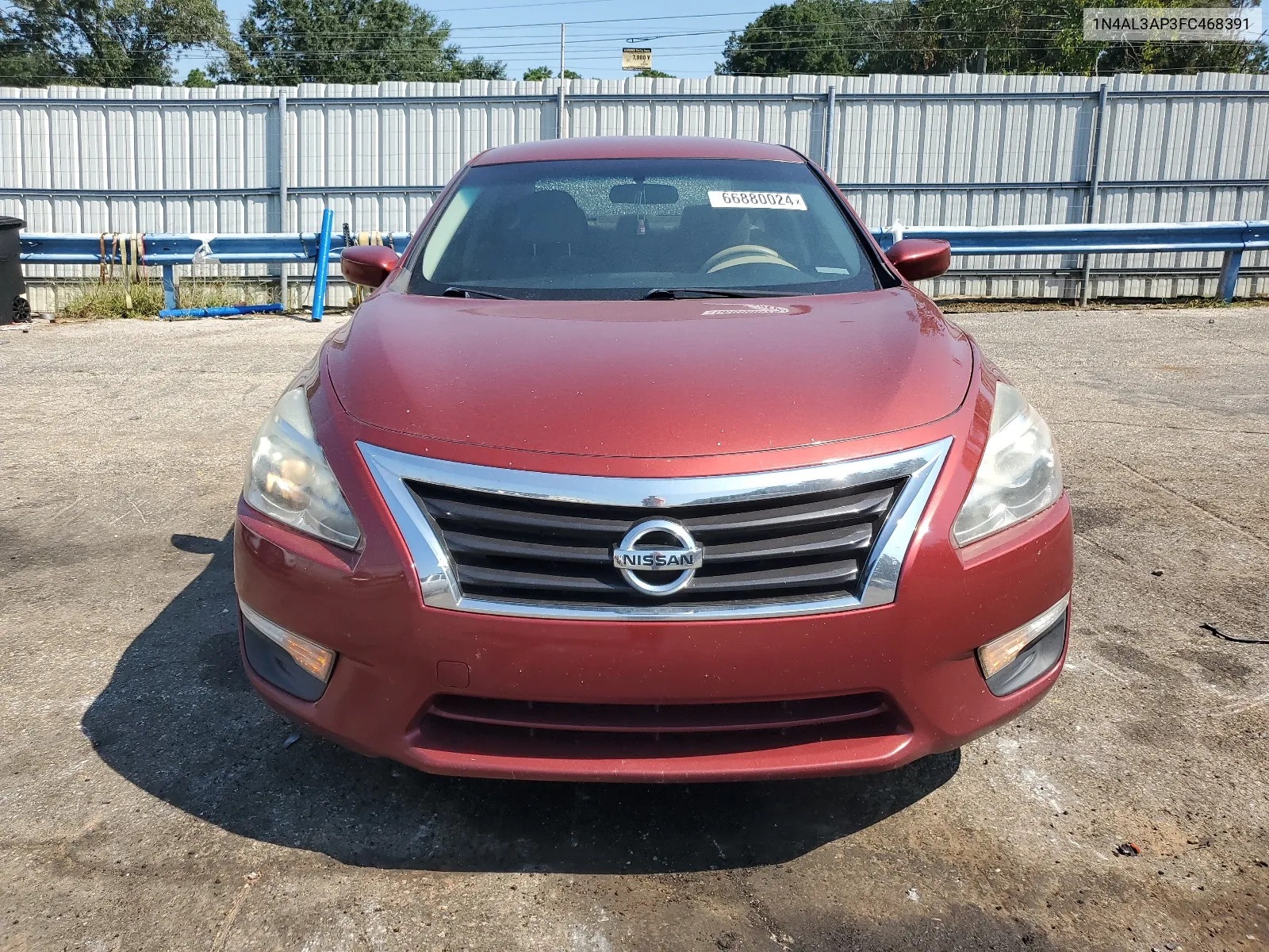 2015 Nissan Altima 2.5 VIN: 1N4AL3AP3FC468391 Lot: 66880024