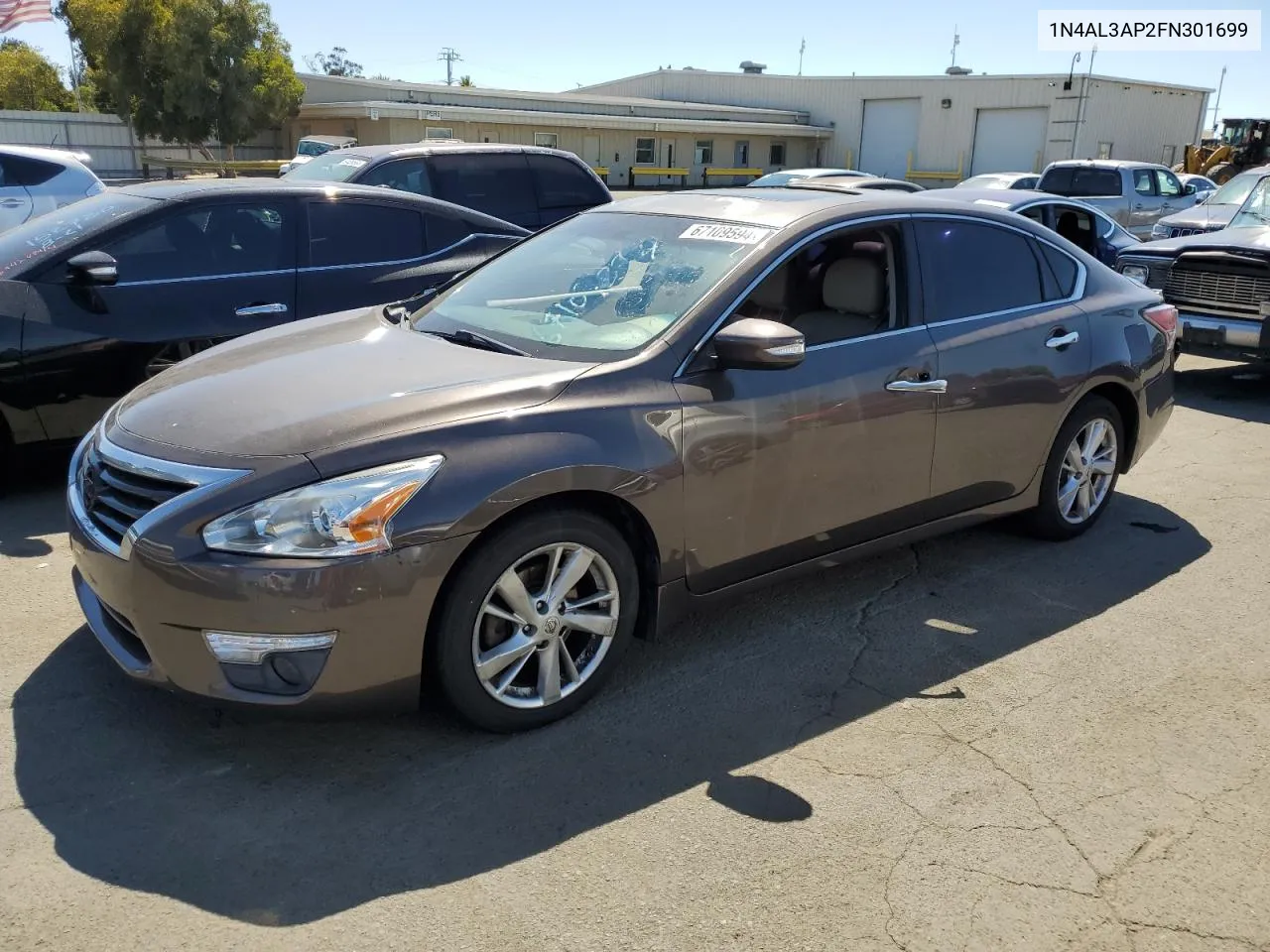 2015 Nissan Altima 2.5 VIN: 1N4AL3AP2FN301699 Lot: 67109594