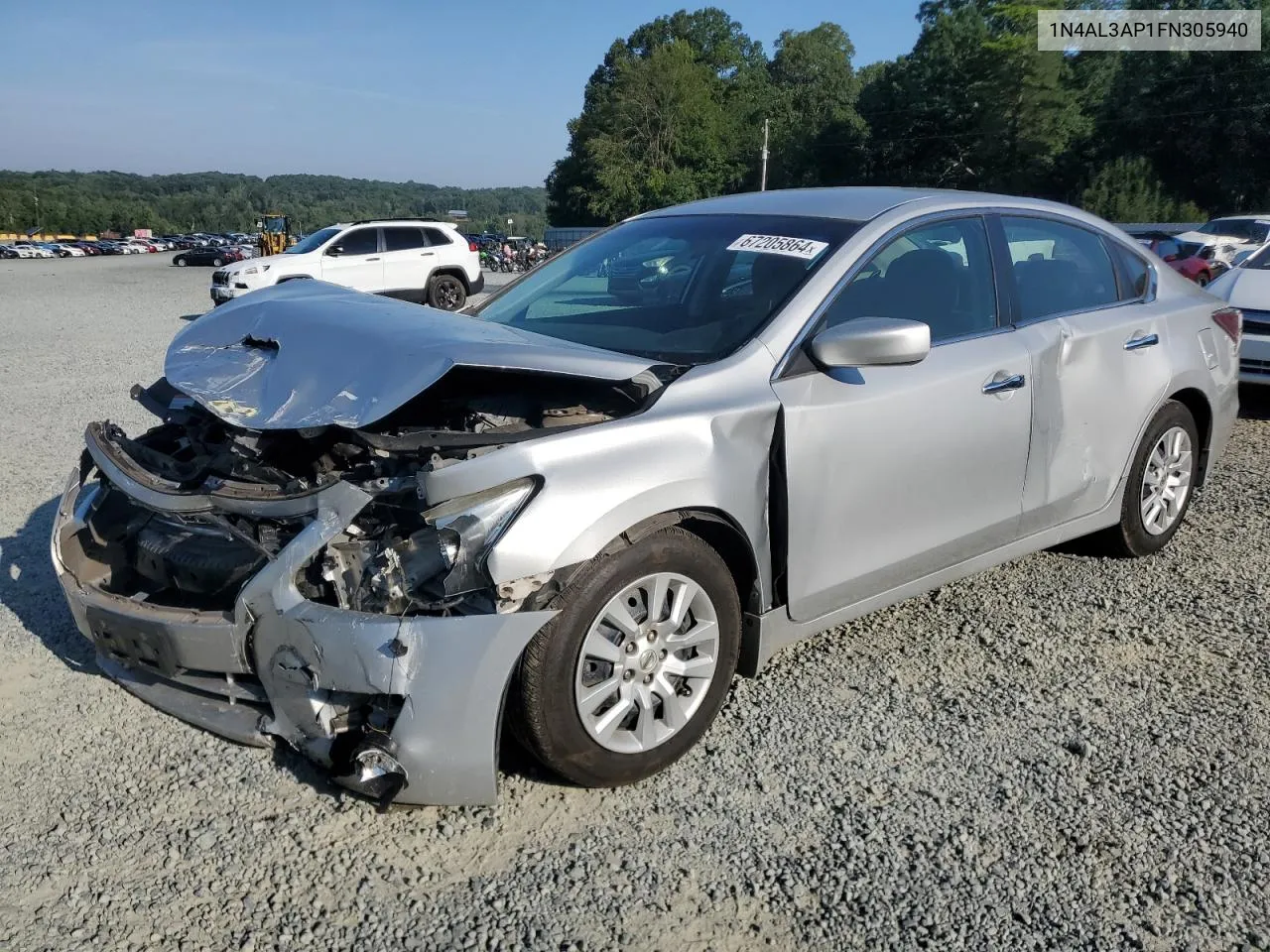 2015 Nissan Altima 2.5 VIN: 1N4AL3AP1FN305940 Lot: 67205864