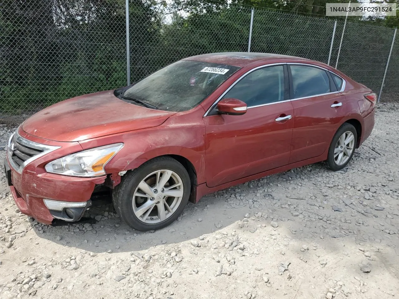 2015 Nissan Altima 2.5 VIN: 1N4AL3AP9FC291524 Lot: 67266234