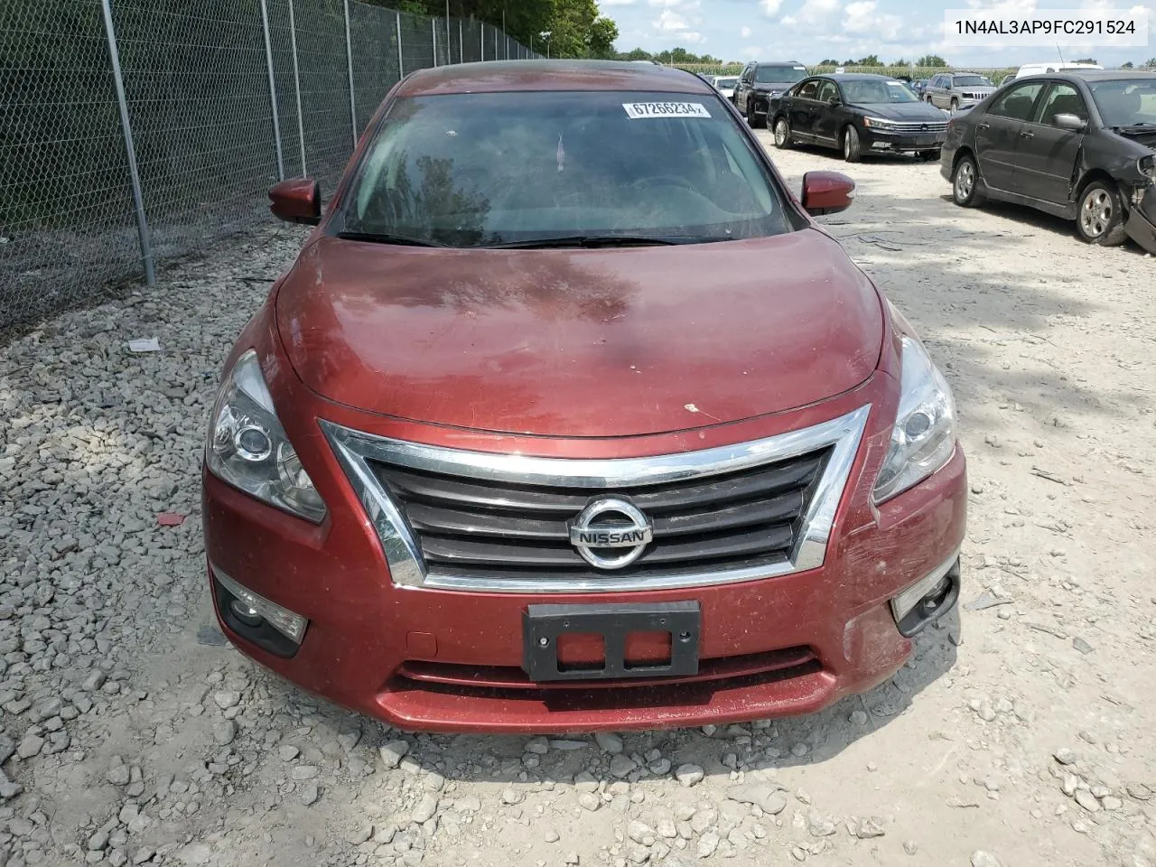 2015 Nissan Altima 2.5 VIN: 1N4AL3AP9FC291524 Lot: 67266234