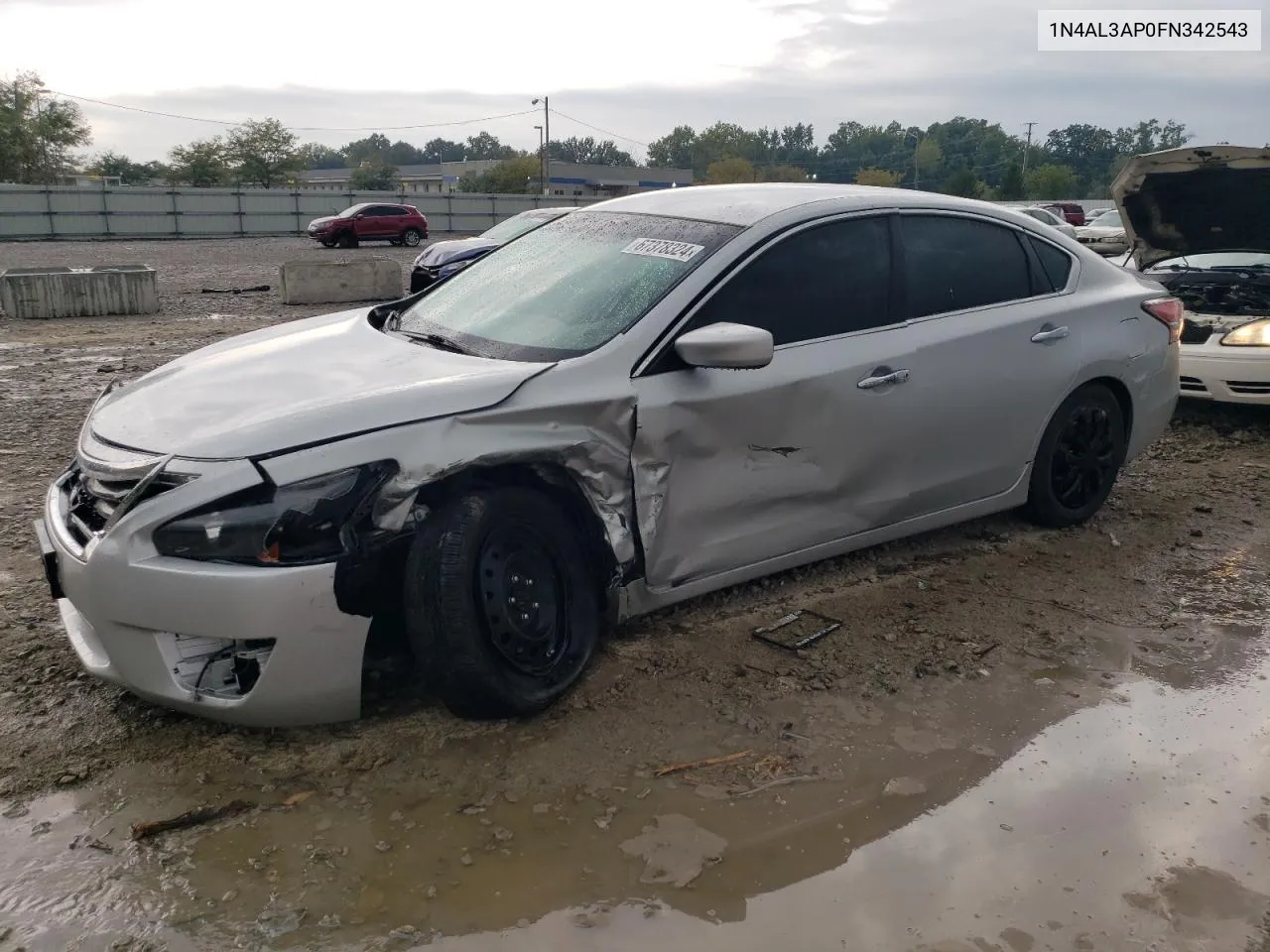 2015 Nissan Altima 2.5 VIN: 1N4AL3AP0FN342543 Lot: 67378324