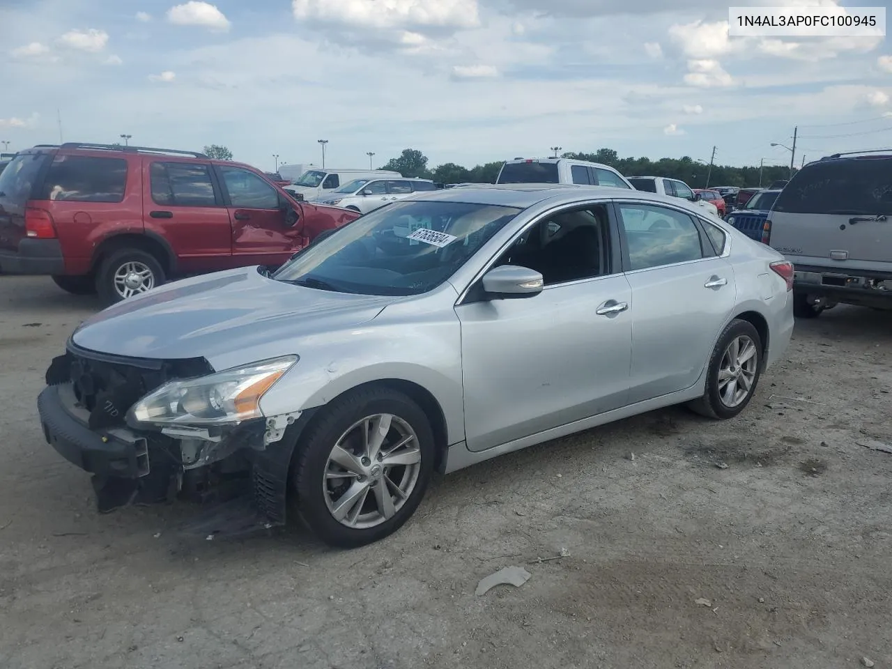 2015 Nissan Altima 2.5 VIN: 1N4AL3AP0FC100945 Lot: 67636504