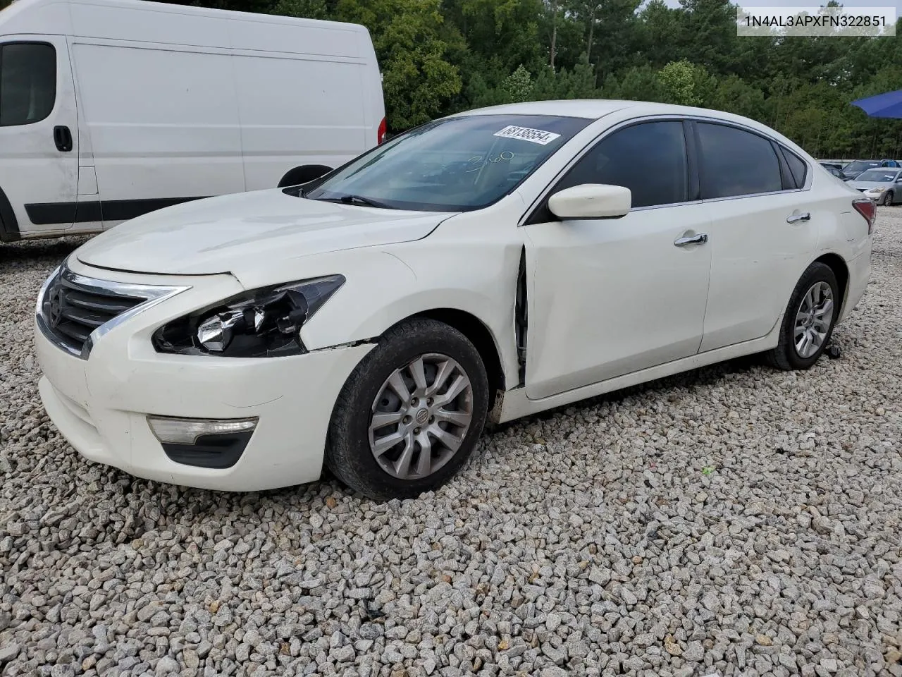 1N4AL3APXFN322851 2015 Nissan Altima 2.5