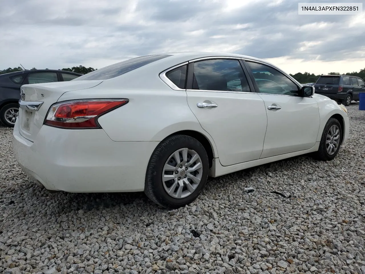 2015 Nissan Altima 2.5 VIN: 1N4AL3APXFN322851 Lot: 68138554