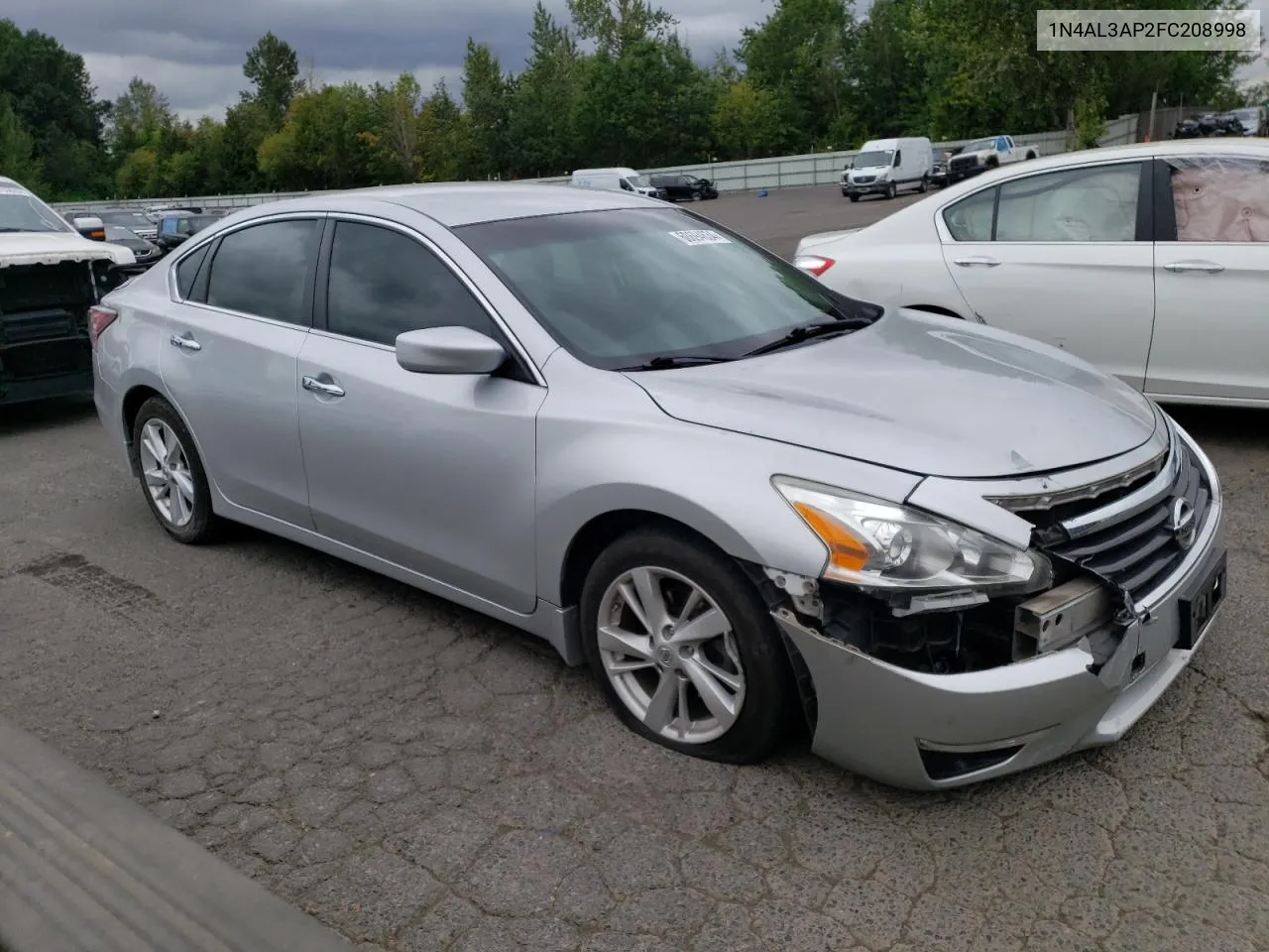 2015 Nissan Altima 2.5 VIN: 1N4AL3AP2FC208998 Lot: 68694634