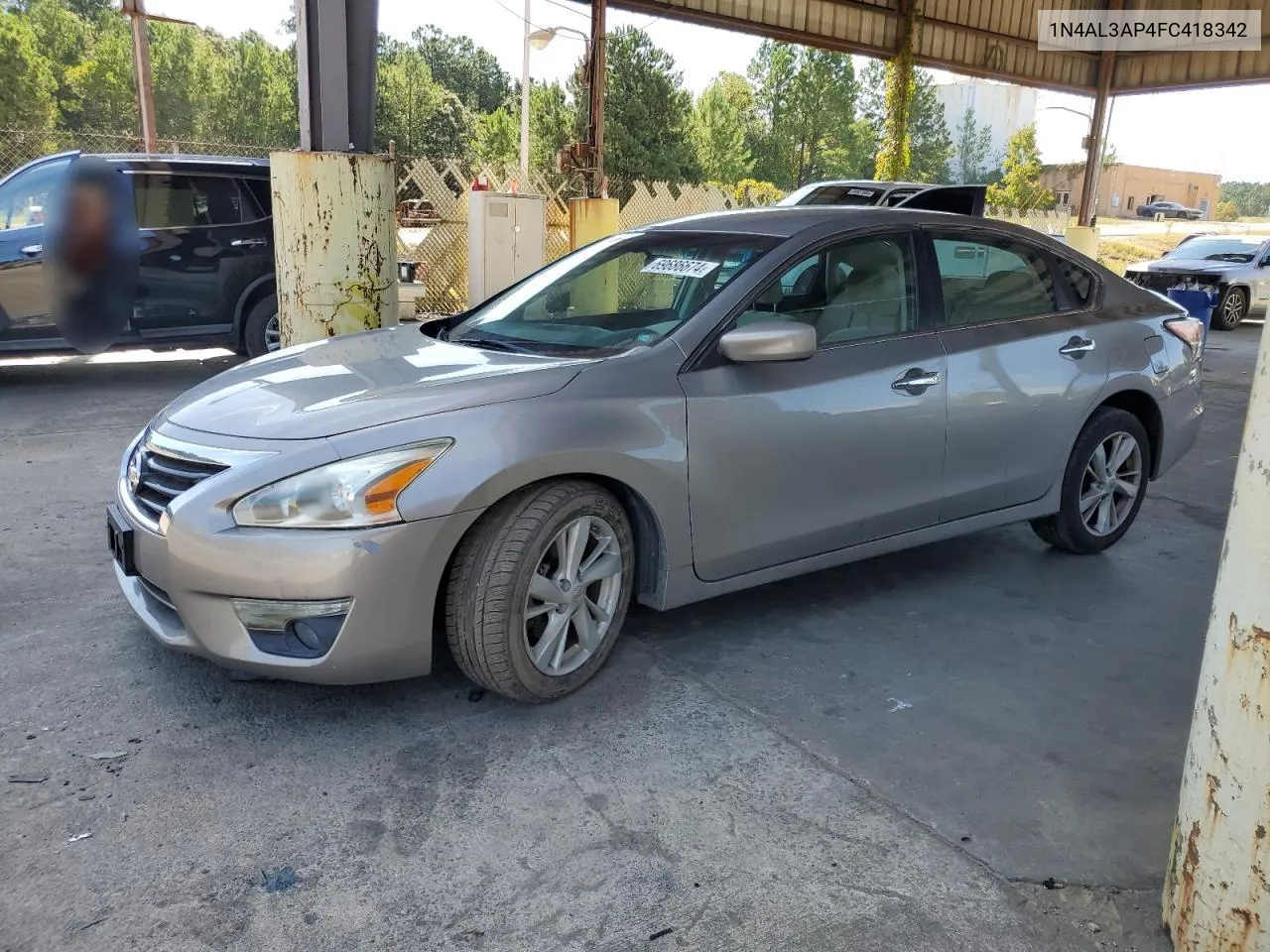 2015 Nissan Altima 2.5 VIN: 1N4AL3AP4FC418342 Lot: 69686674