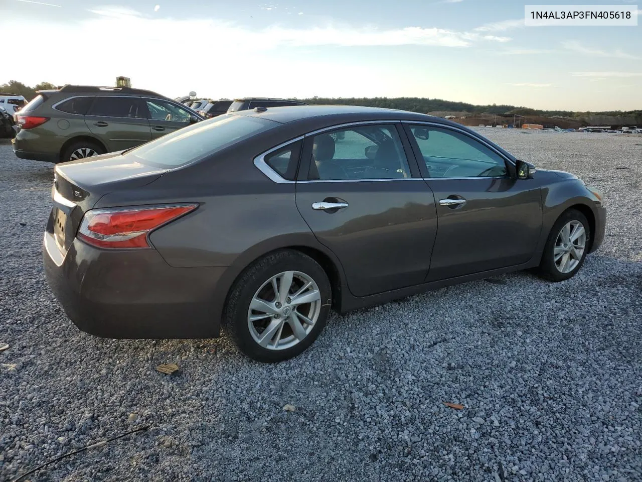 2015 Nissan Altima 2.5 VIN: 1N4AL3AP3FN405618 Lot: 69751784