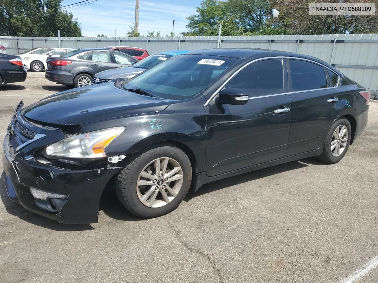 2015 Nissan Altima 2.5 VIN: 1N4AL3AP7FC588209 Lot: 70046474