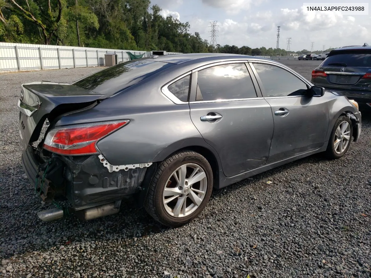 2015 Nissan Altima 2.5 VIN: 1N4AL3AP9FC243988 Lot: 70531324