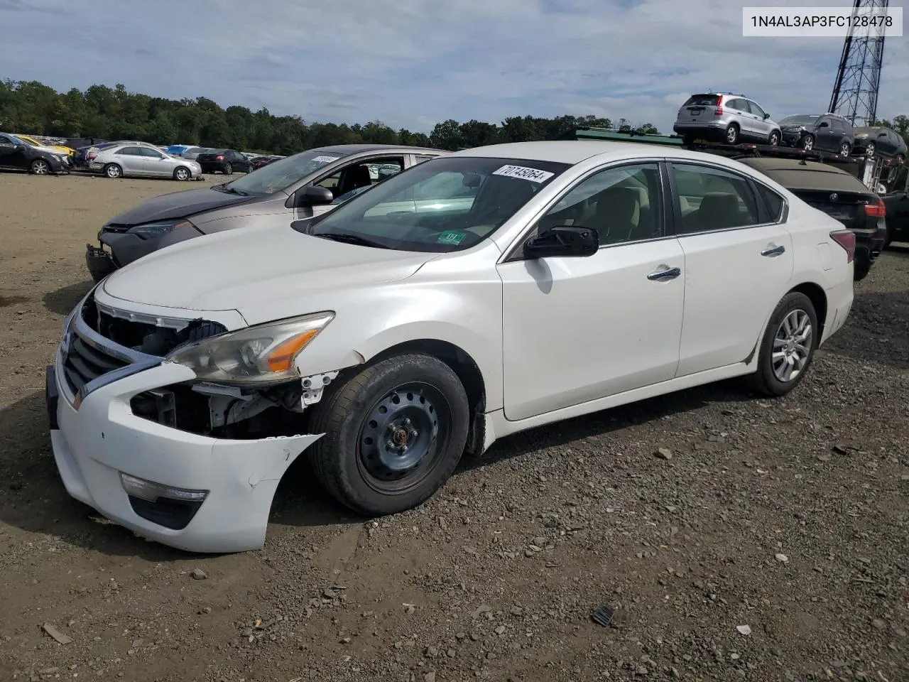 2015 Nissan Altima 2.5 VIN: 1N4AL3AP3FC128478 Lot: 70745064