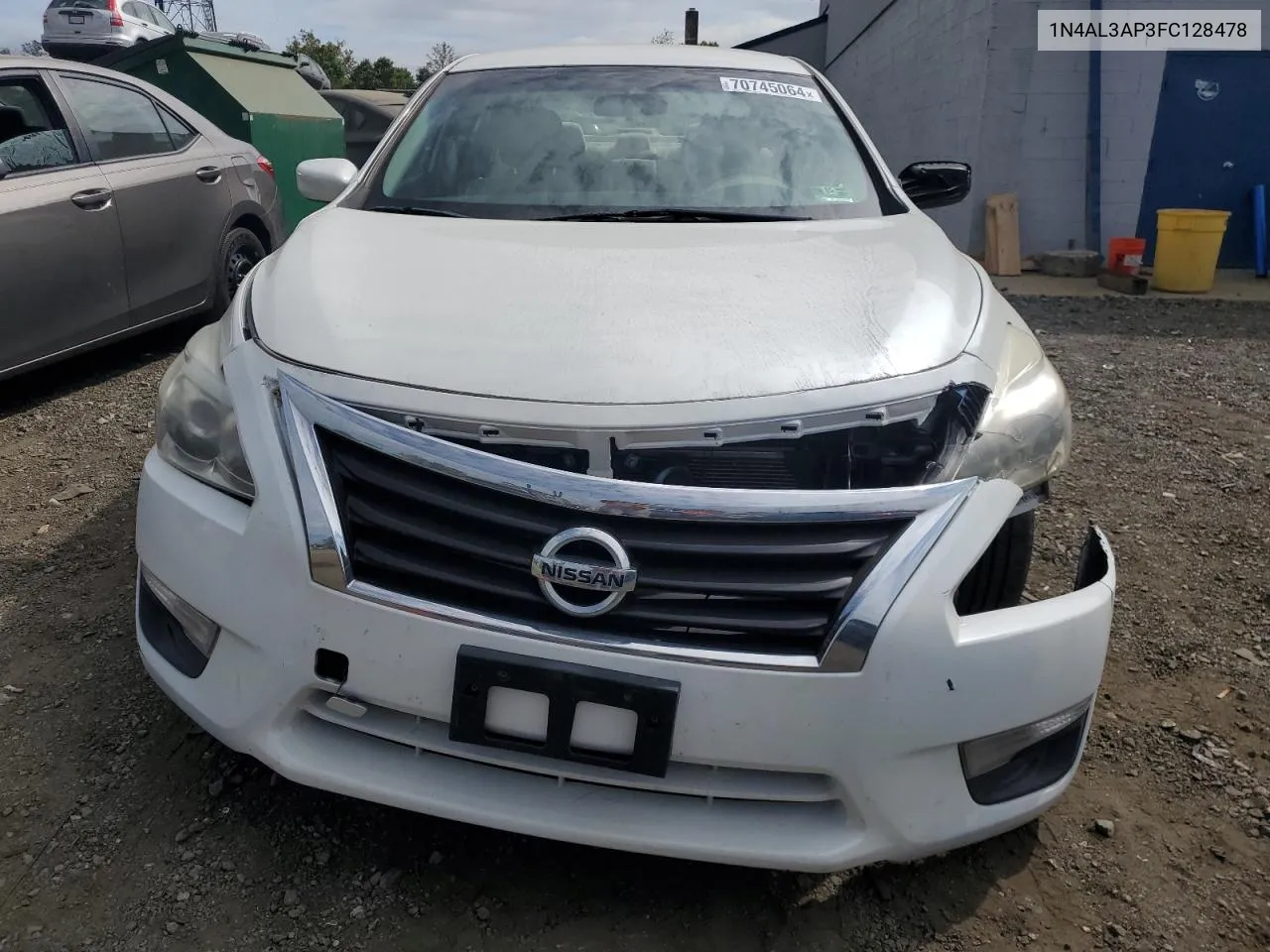 2015 Nissan Altima 2.5 VIN: 1N4AL3AP3FC128478 Lot: 70745064