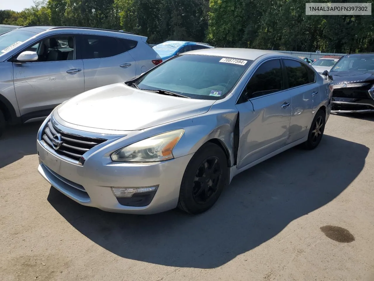 2015 Nissan Altima 2.5 VIN: 1N4AL3AP0FN397302 Lot: 70877594