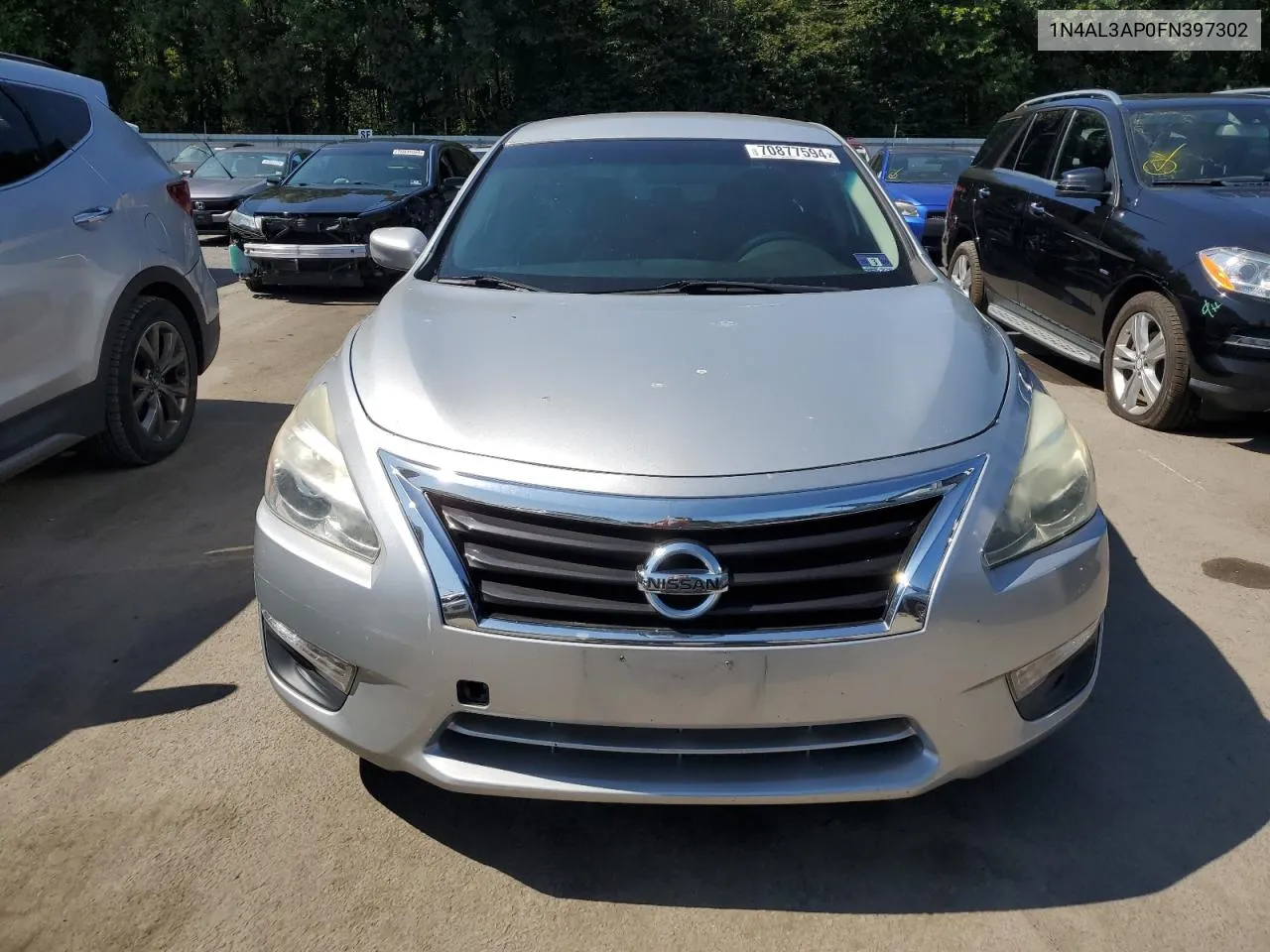 2015 Nissan Altima 2.5 VIN: 1N4AL3AP0FN397302 Lot: 70877594