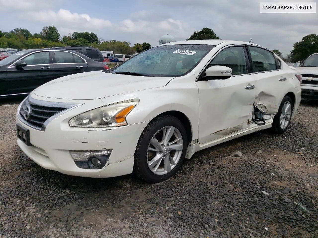 2015 Nissan Altima 2.5 VIN: 1N4AL3AP2FC136166 Lot: 71285164