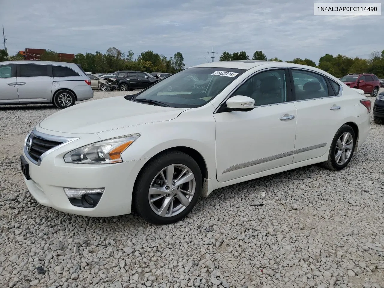 2015 Nissan Altima 2.5 VIN: 1N4AL3AP0FC114490 Lot: 71423394