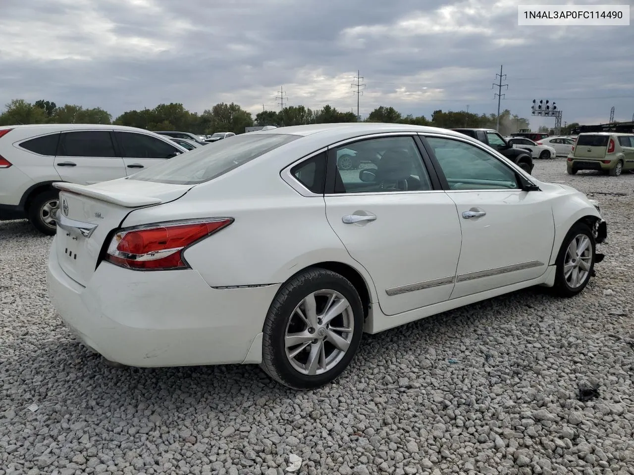 2015 Nissan Altima 2.5 VIN: 1N4AL3AP0FC114490 Lot: 71423394