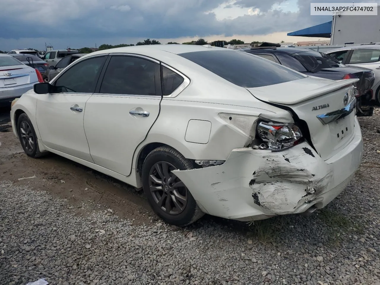 2015 Nissan Altima 2.5 VIN: 1N4AL3AP2FC474702 Lot: 71782974