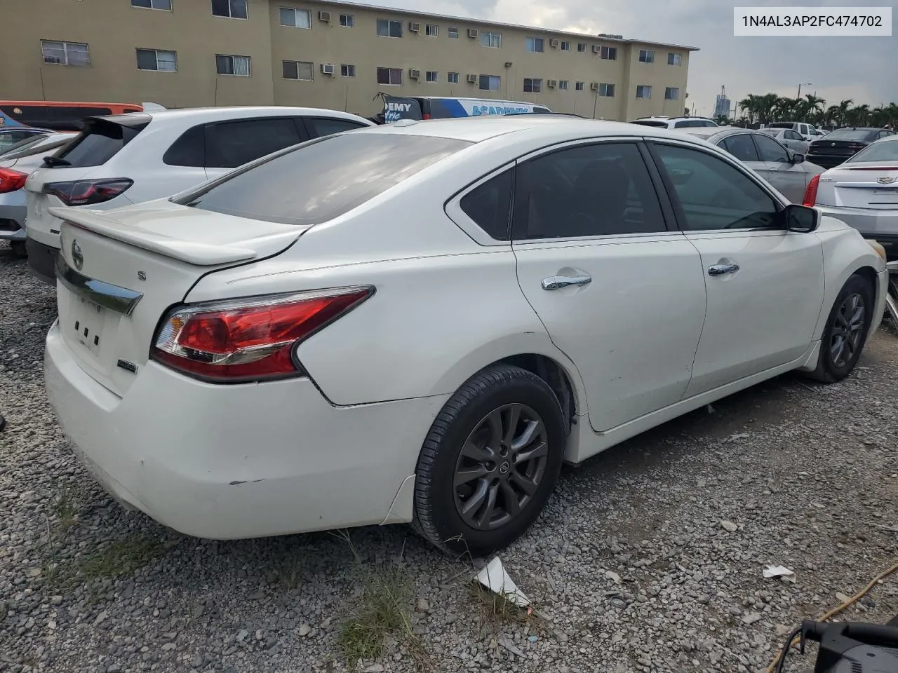 2015 Nissan Altima 2.5 VIN: 1N4AL3AP2FC474702 Lot: 71782974