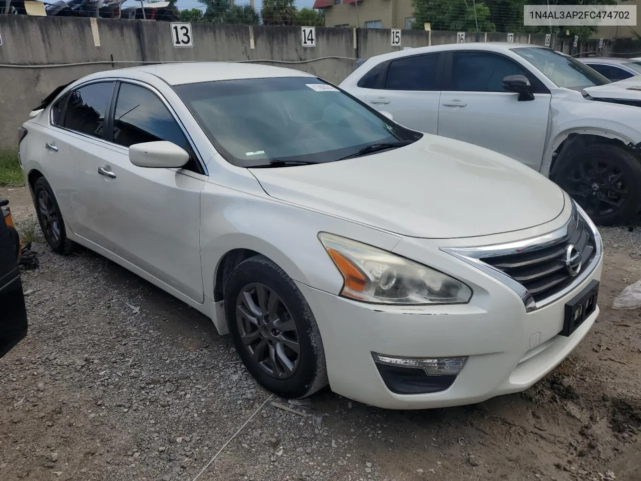 2015 Nissan Altima 2.5 VIN: 1N4AL3AP2FC474702 Lot: 71782974