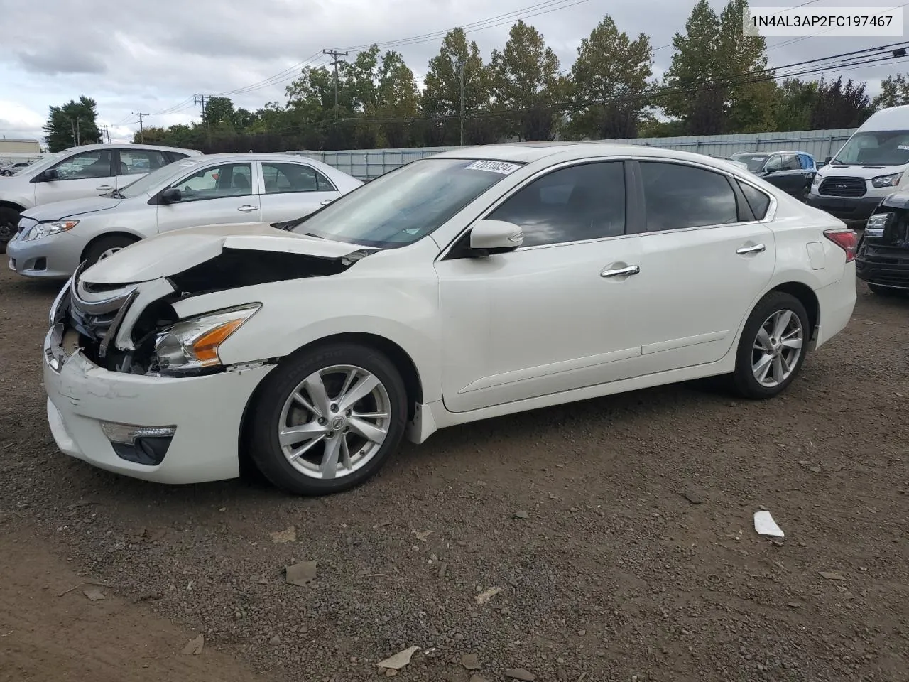 2015 Nissan Altima 2.5 VIN: 1N4AL3AP2FC197467 Lot: 72070824